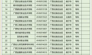 广西公办高职高专招生联盟